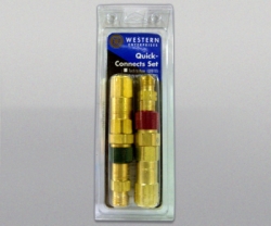 WESTERN Quick Connect Set Regulator To Hose with Check Valve